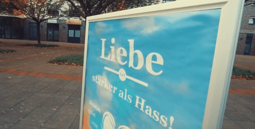 Liebe ist stärker als Hass!